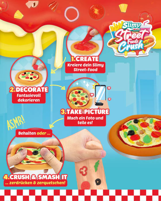 Slimy 36137 - zuckerhaltiger Crush -it - Mini -Pizza