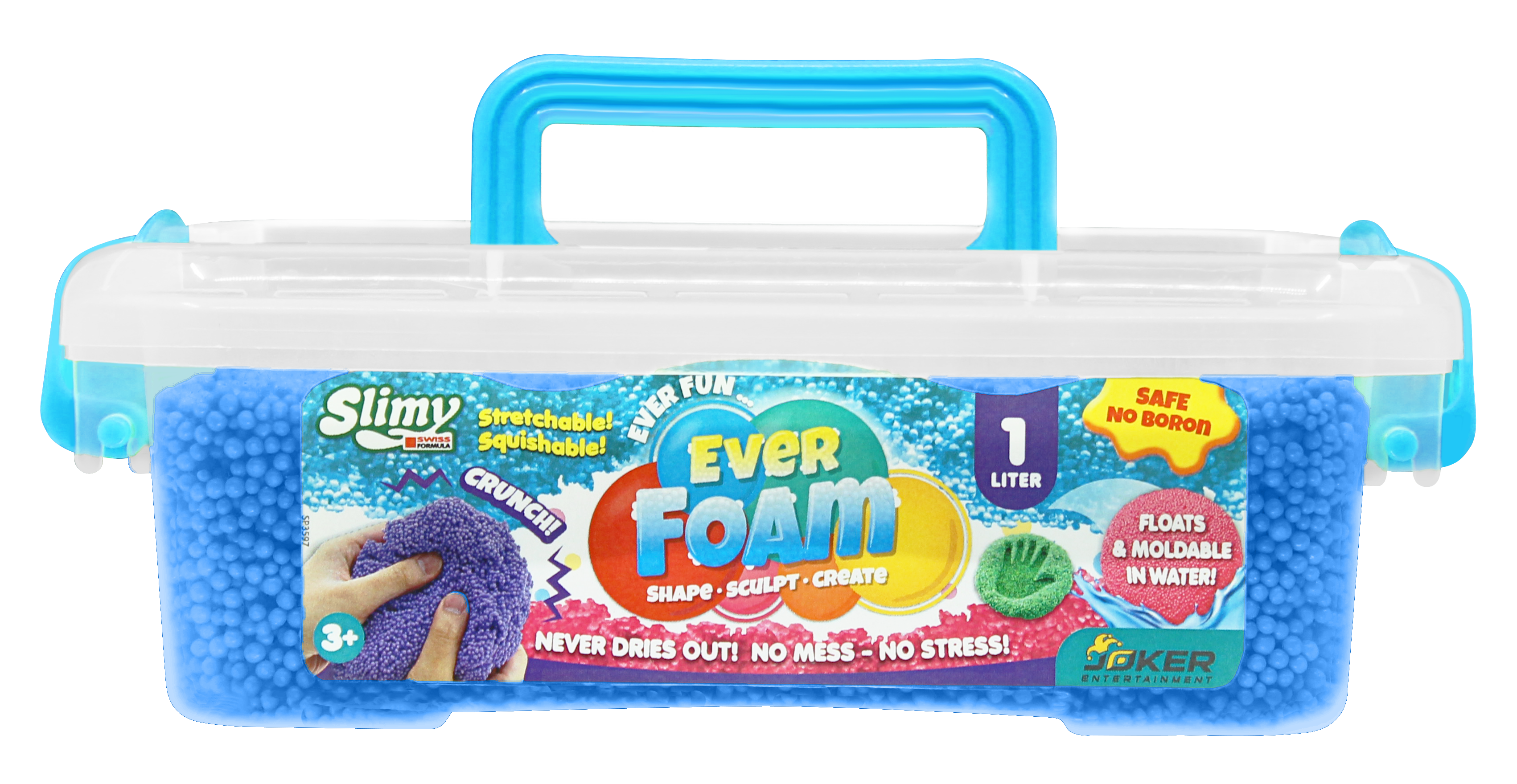 Slimy 3800 - Slimy Ever Foam - 1L in praktische opbergdoos