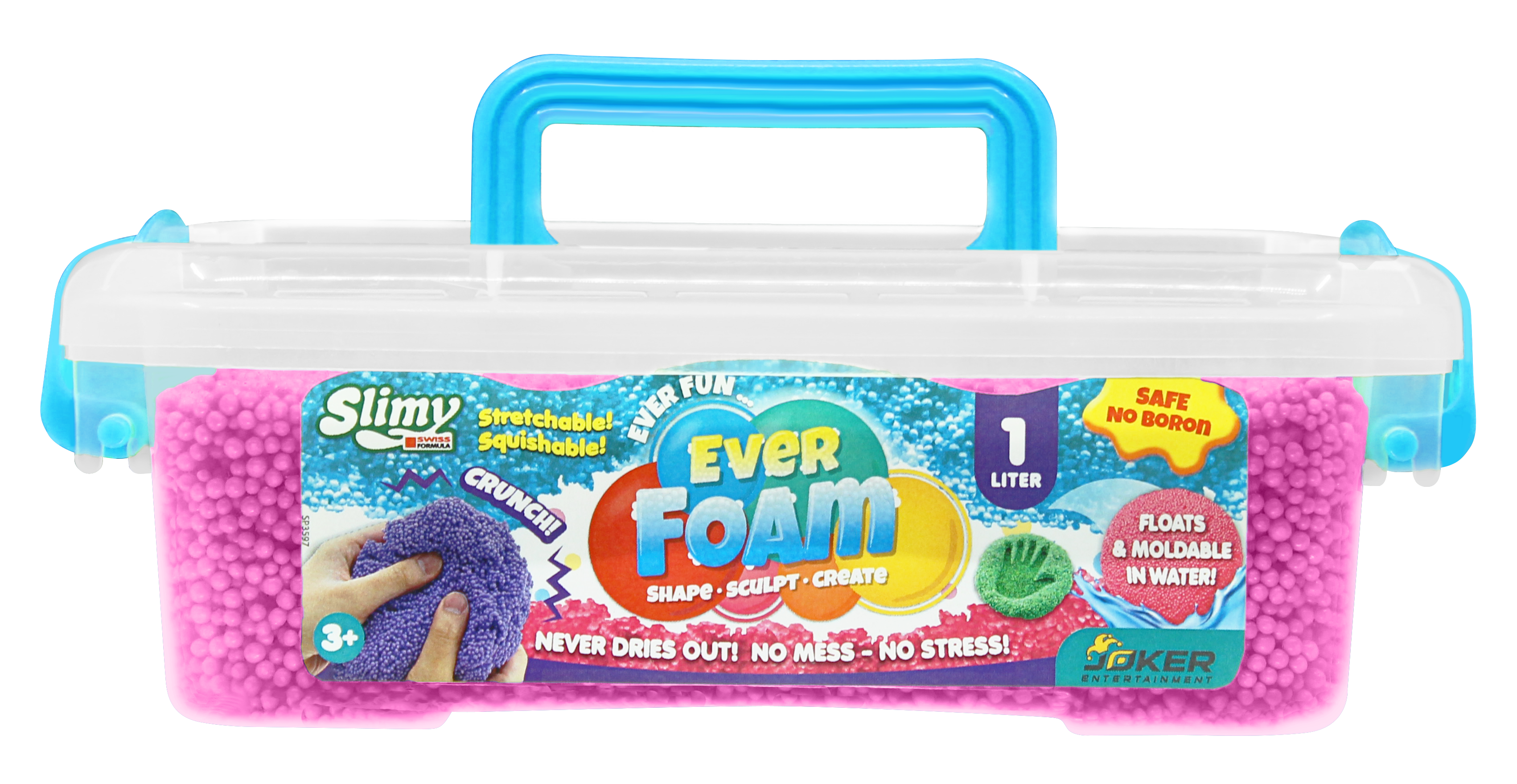 Slimy 3800 - Slimy Ever Foam - 1L in praktische opbergdoos