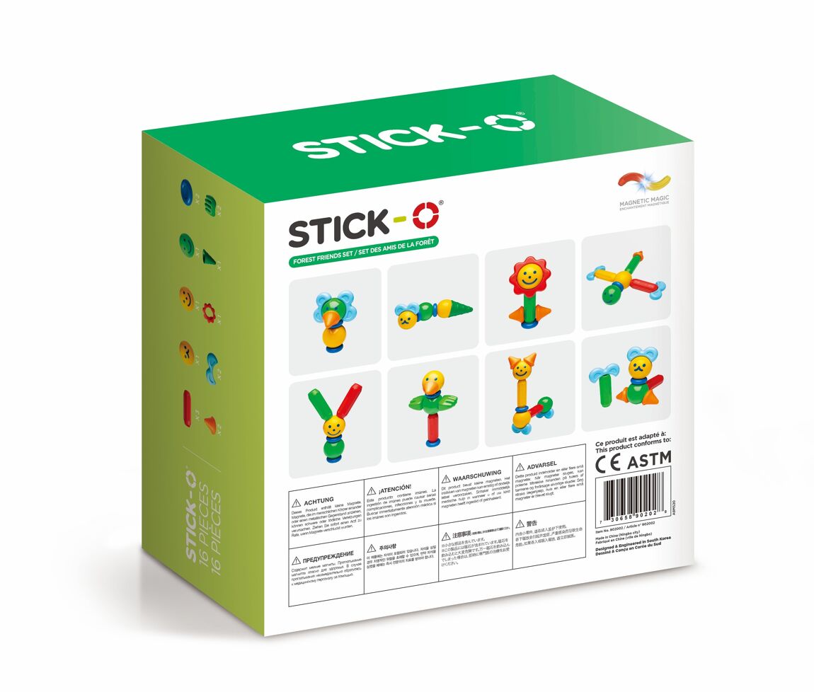 Stick-O - Forest Friends Set - bouw tot 20 modellen