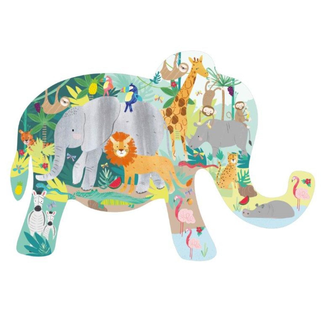 42P6330 - Floss&Rock - Jungle 40 stuks jigsaw puzzle