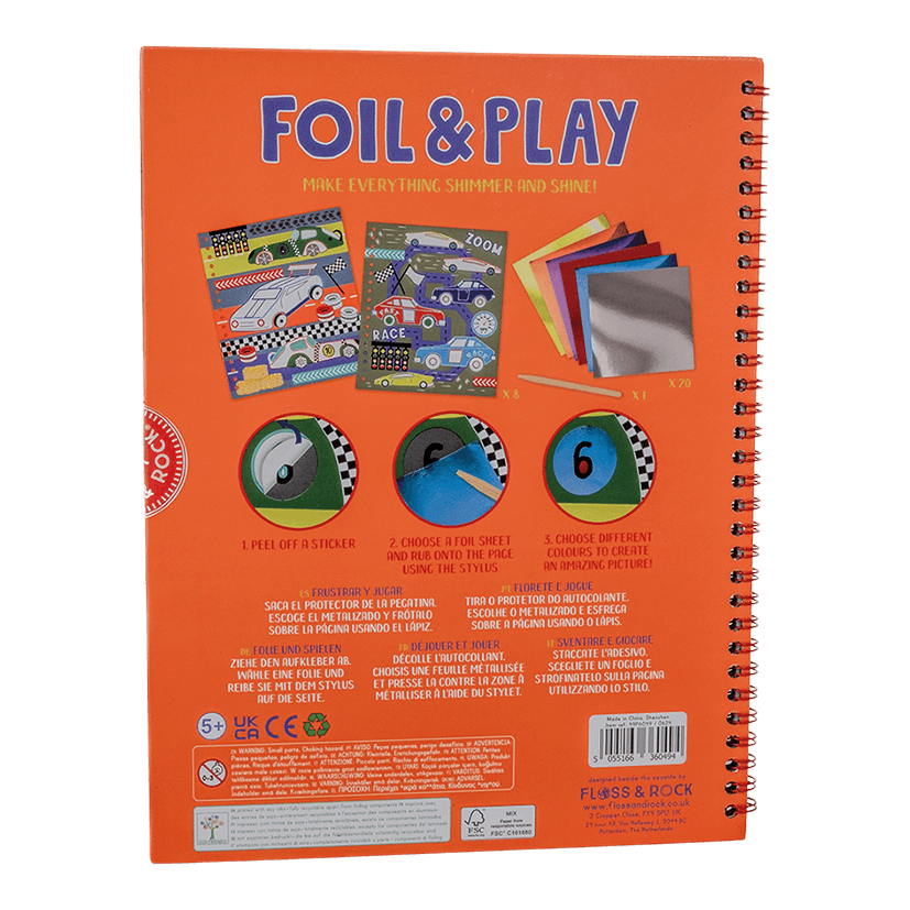 49P6049 Floss&Rock - Foil & Play - Cars