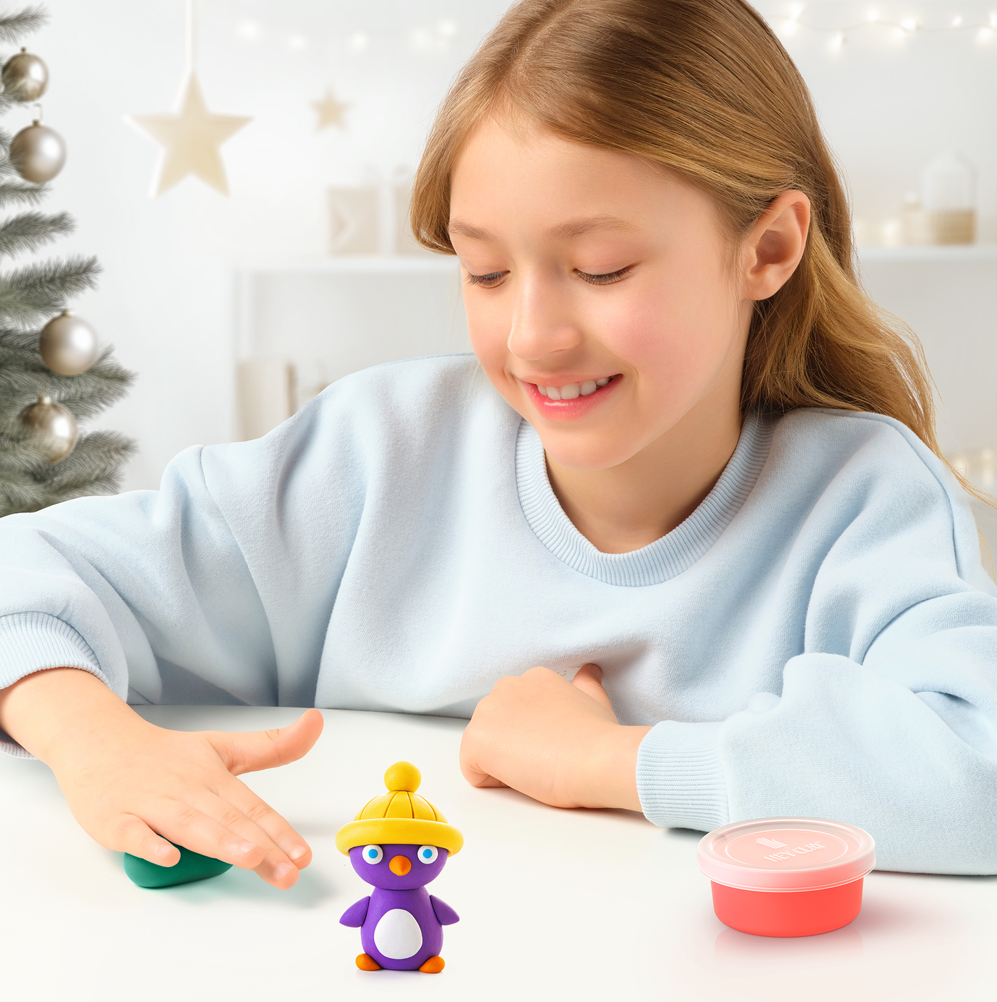 HeyClay - Kerst Editie - Penguin kid