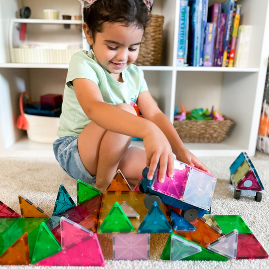 MAGNA-TILES Cars 2 piece uitbreidingsset (NIEUWE KLEUR)