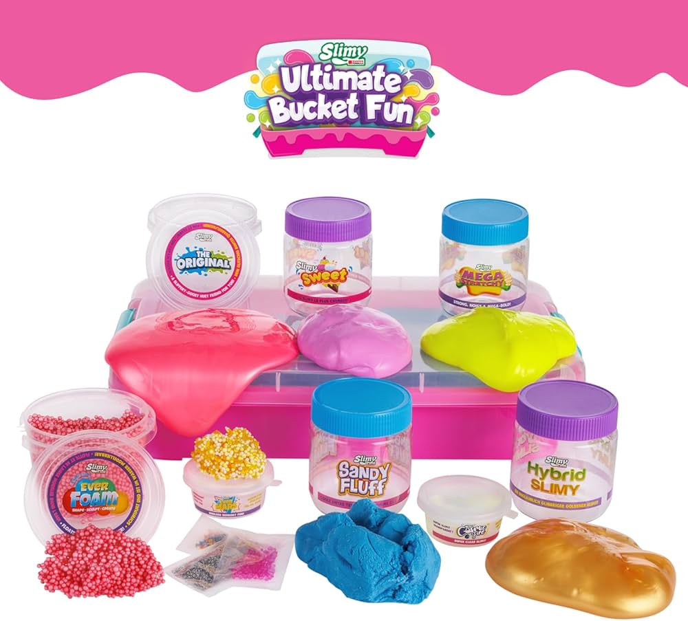 Slimy 33504 - Slimy Ultimate Bucket Fun - 8 soorten slijm en mix-ins