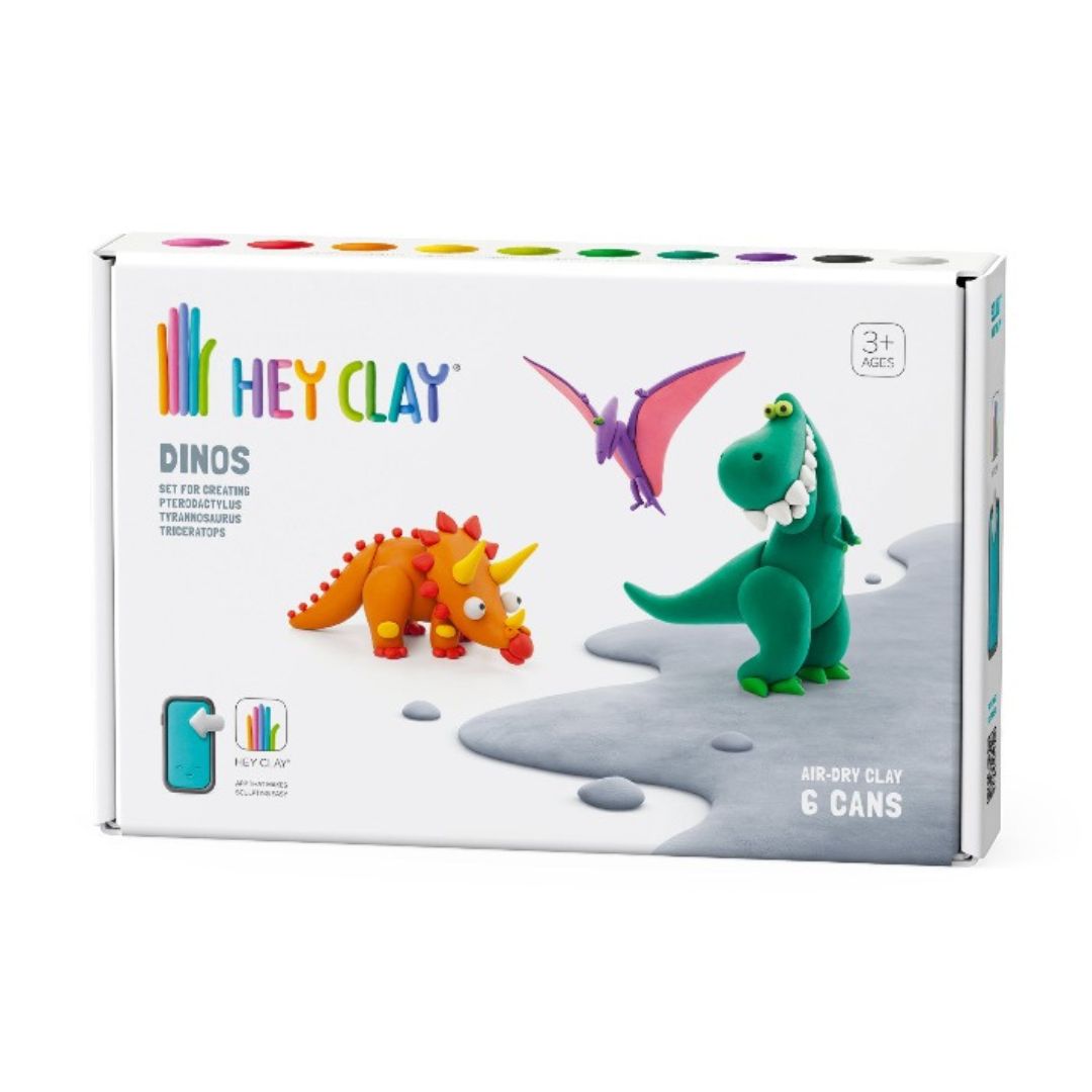 60031 Heyclay - Dinos: Pterodactylus, Triceratops, Tyrannosaurus - 6 Dosen