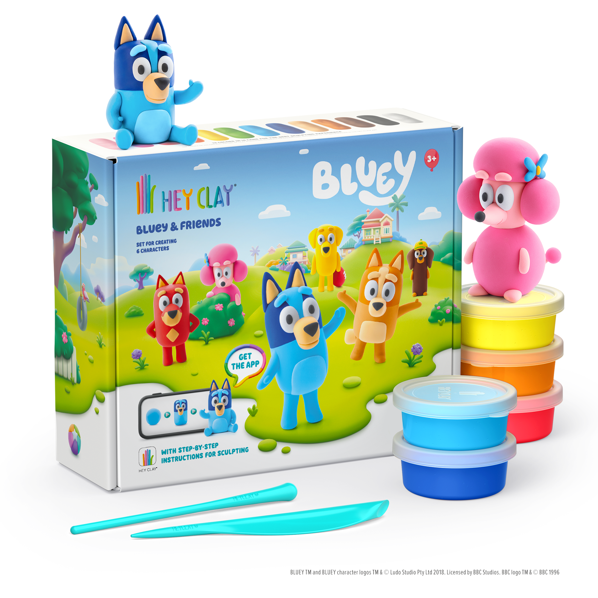 🐾💙  15031 HeyClay Bluey & Friends - LIMITED EDITION - 15 cans