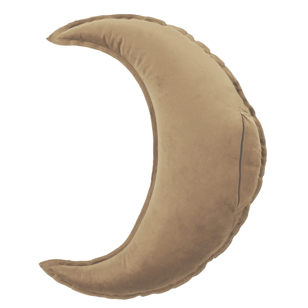 CuddleNest - Maan velvet kussen - beige