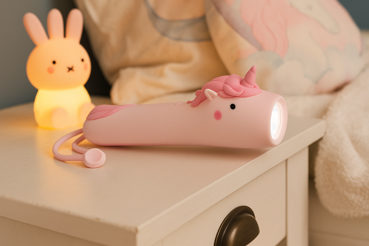 Rabbit & Friends - Kinder zaklamp Unicorn editie