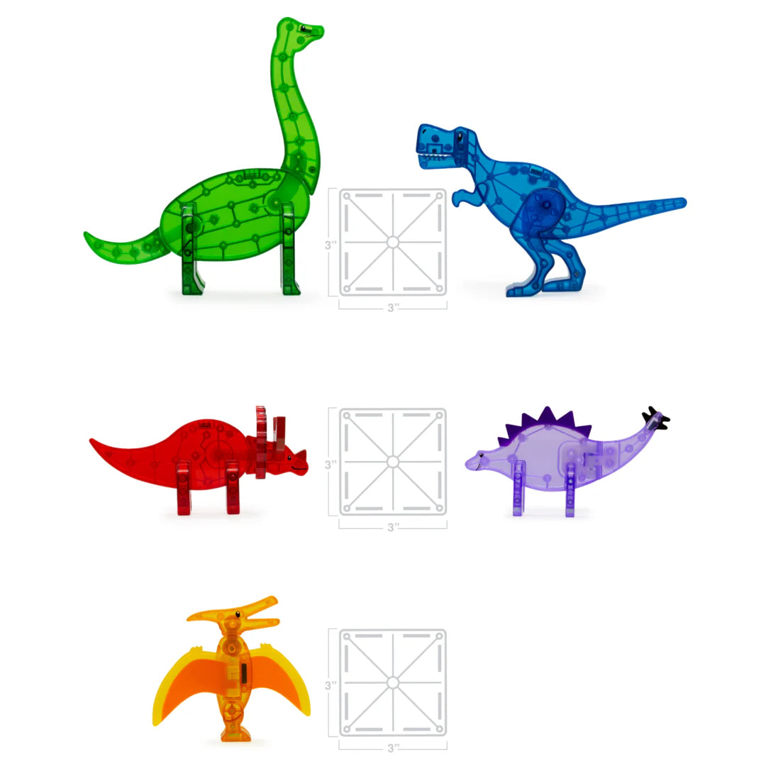 Magna-Tiles® Dinos 5 Stück