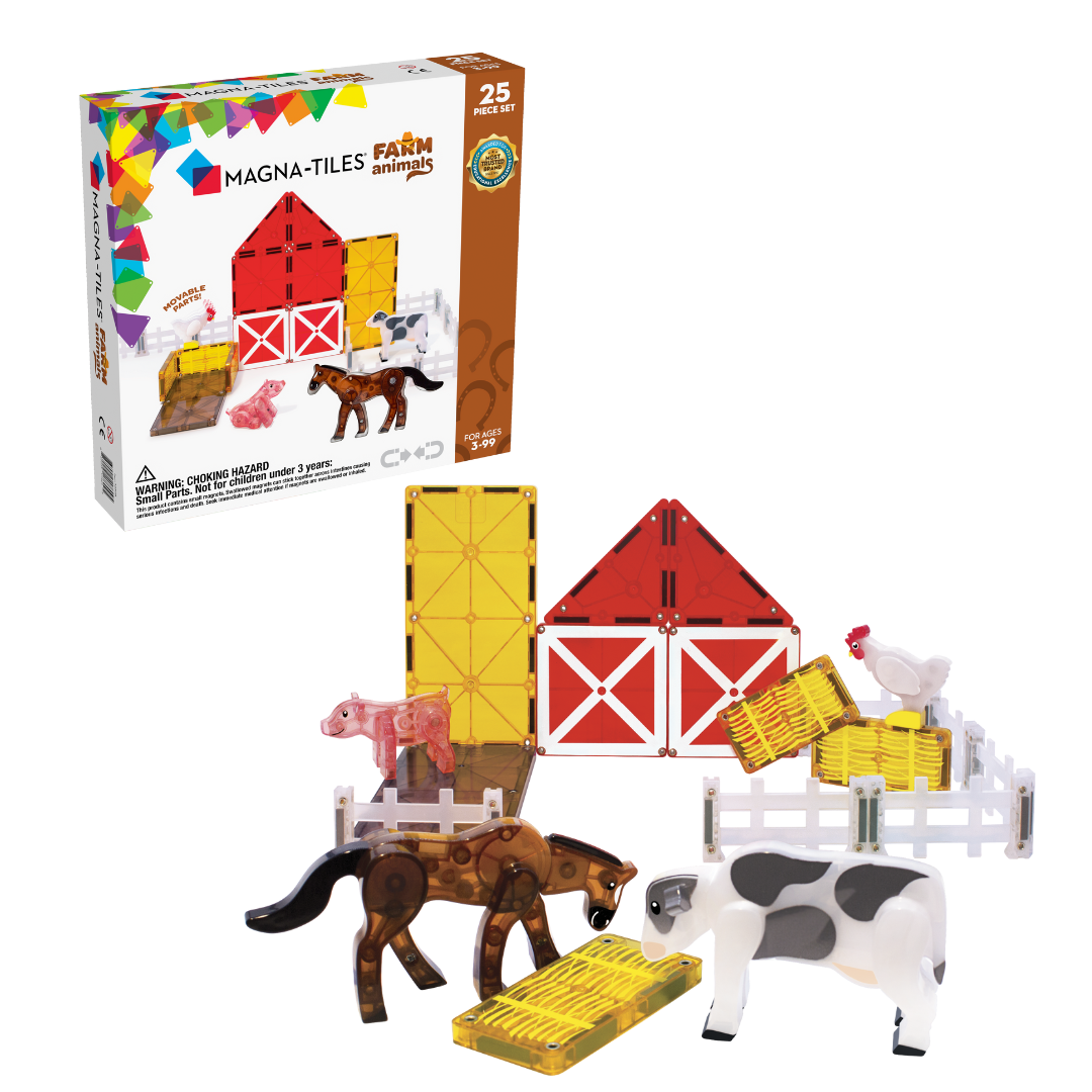 MAGNA-TILES® Nutztiere 25 Stück