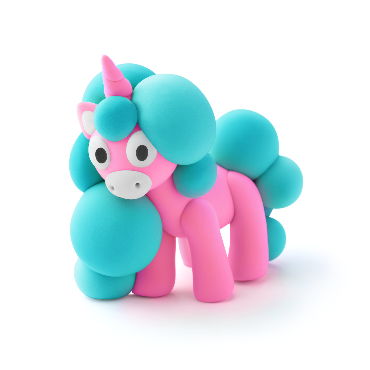 Hey Clay - Regenbogen Einhorn - bewölkte 3 Dosen (Lieferung Mitte November)