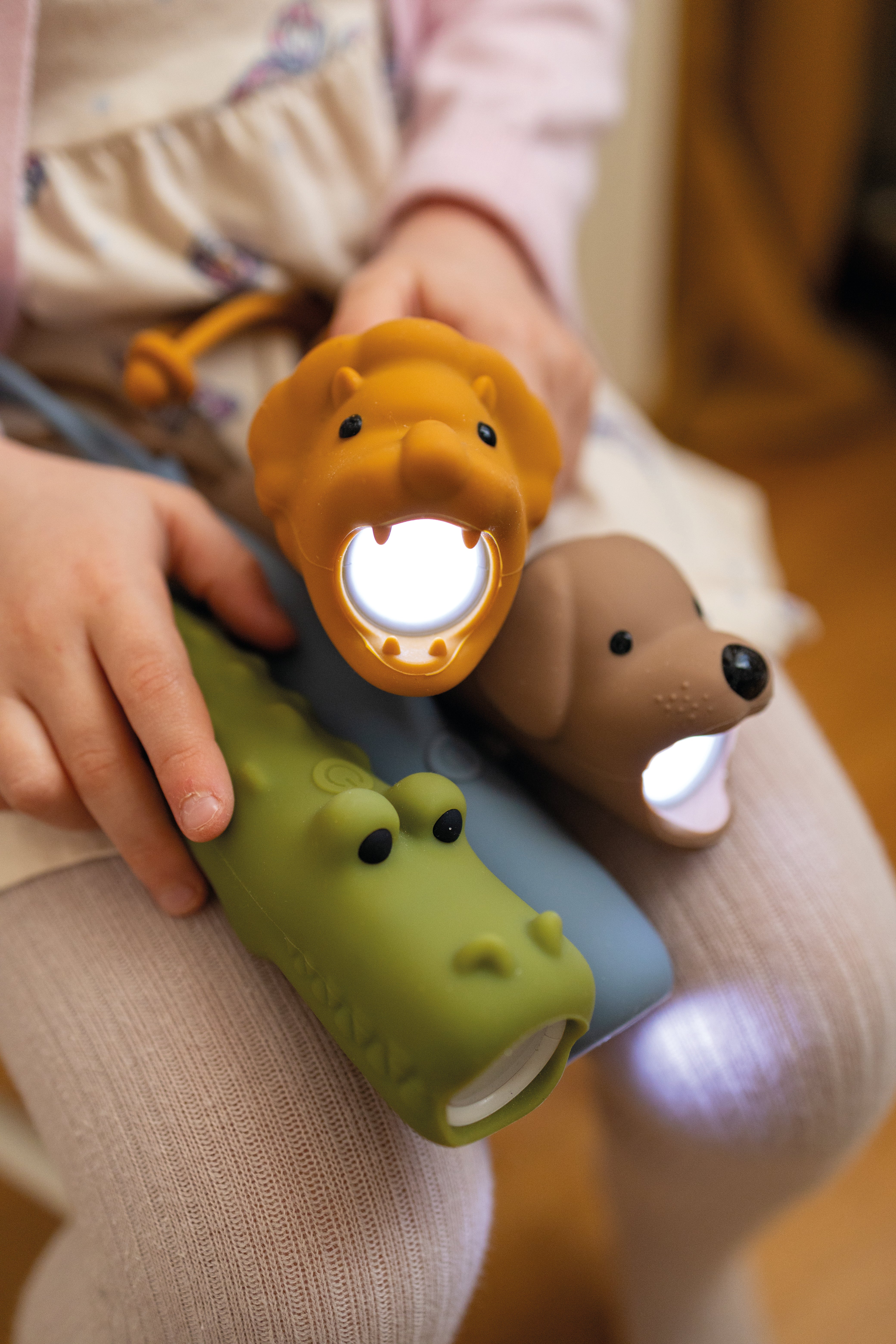 Rabbit&Friends - Kinder zaklamp leeuw