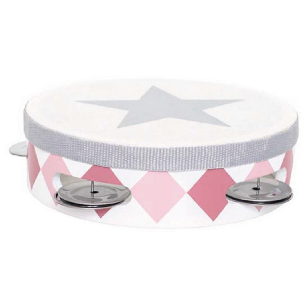 M14096 Jabadabado - Tambourine drum roze