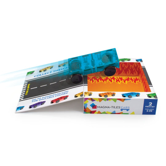 Magna-Tiles Cars 2 Teile Expansionset (neue Farbe)