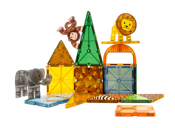 Magna-Tiles® Safari Tiere 25 Stück Set