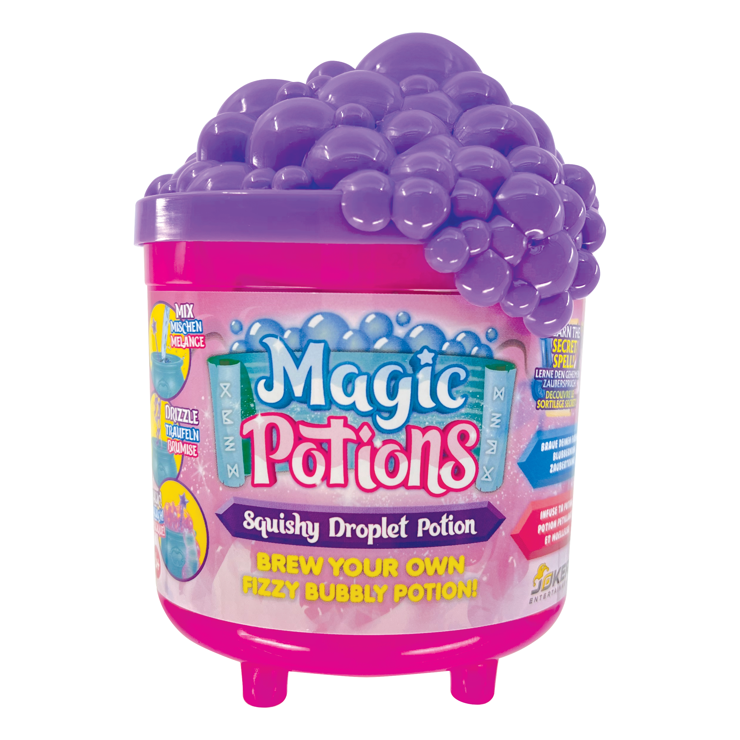 Slimy - Magische Potion - Squishy Droplet met glitters en kralen