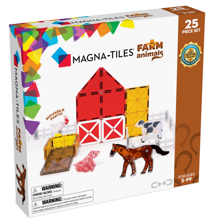 MAGNA-TILES® Nutztiere 25 Stück