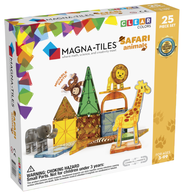 Magna-Tiles® Safari Tiere 25 Stück Set