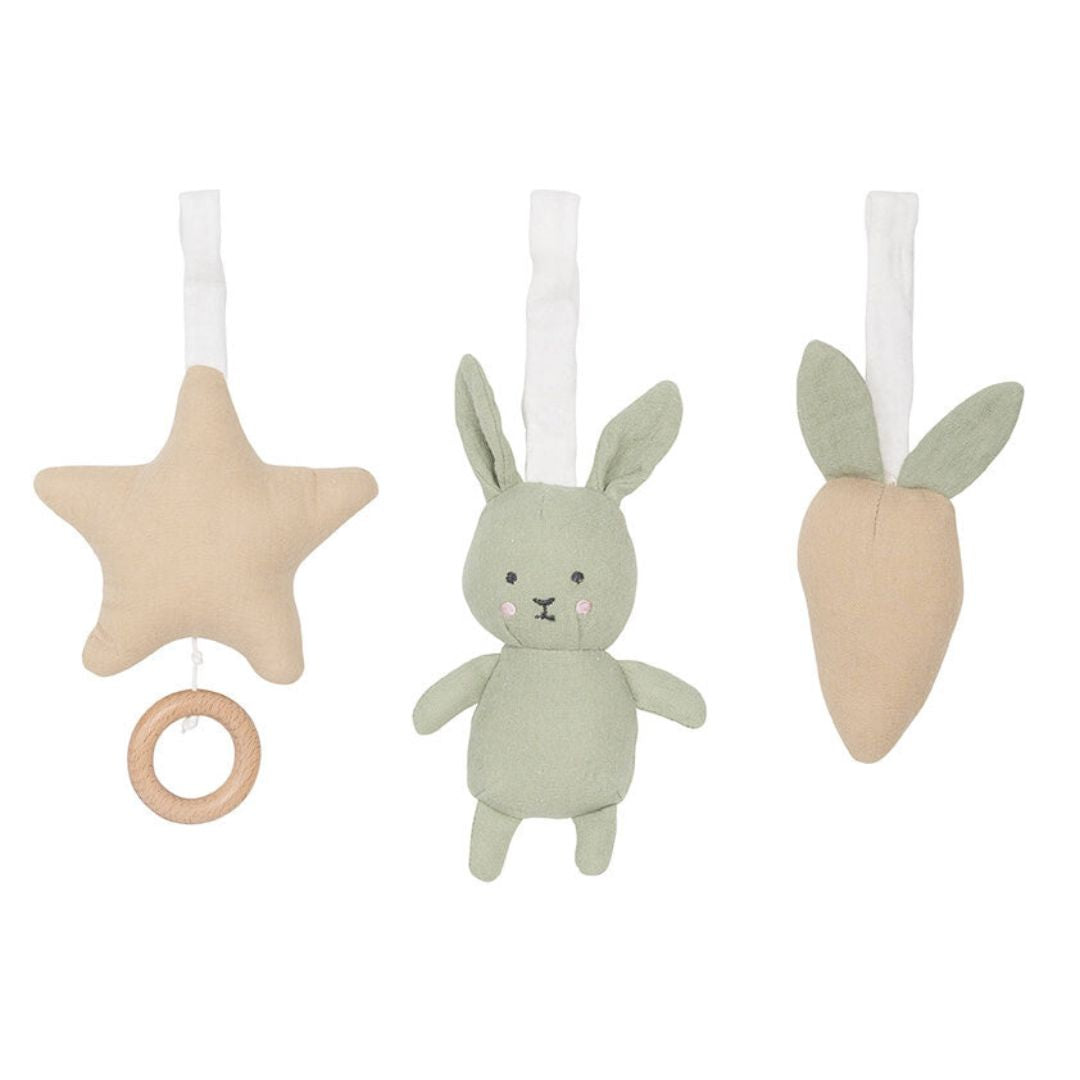 Jabadabado - Babygym toys Bunny green