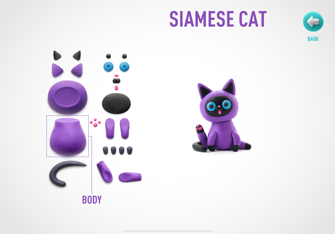 Heyclay - Siamese Cat 3 Dosen