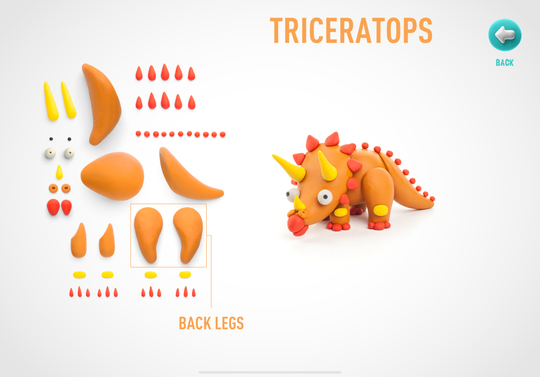 Hey Clay - Triceratops - 3 cans