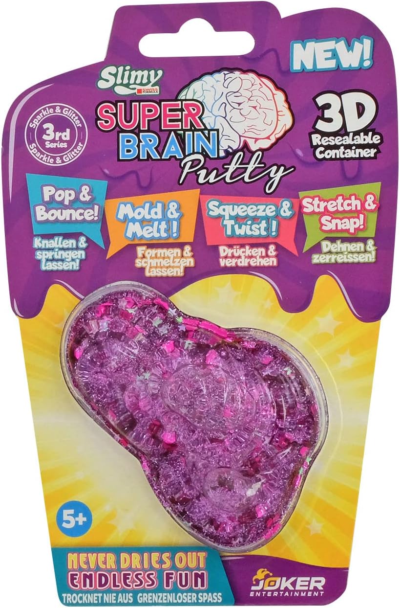 Slimy - 34292 Super Brain Putty - Glitter