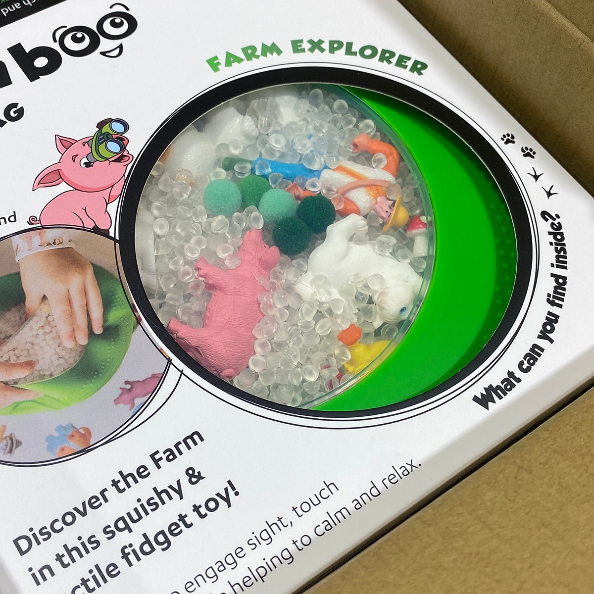 Jellystone - Peekaboo Sensory Bag - Farm